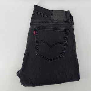 Levi's Jeans Mens 36x30 Black 559 Relaxed Straight 5 Pocket Denim Pants